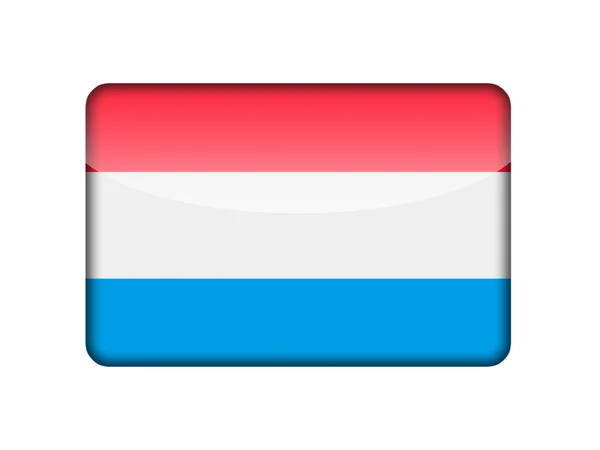 The Luxembourg flag — Stockfoto