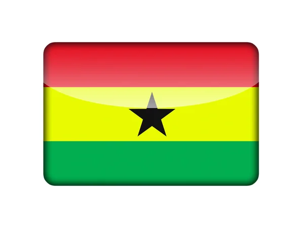 De vlag van ghana — Stockfoto