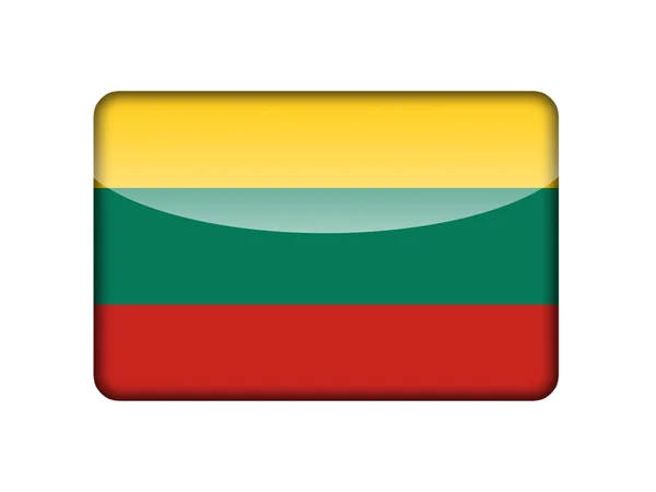 La bandera lituana — Foto de Stock
