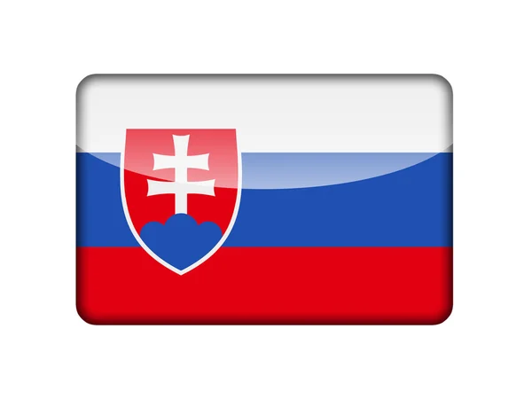 Flaga Słowacji — Zdjęcie stockowe