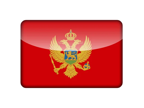 La bandera de Montenegro — Foto de Stock
