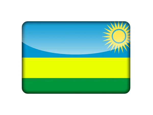 Flaggan rwanda — Stockfoto