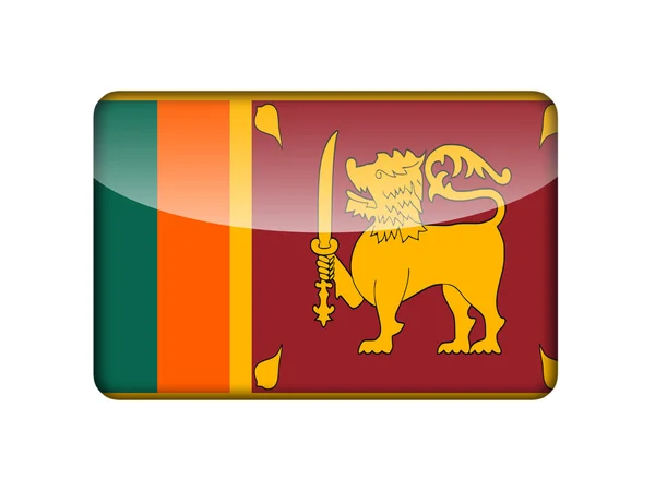 The Sri Lanka flag — Stock Photo, Image