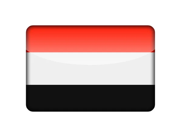 The Yemeni flag — Stock Photo, Image