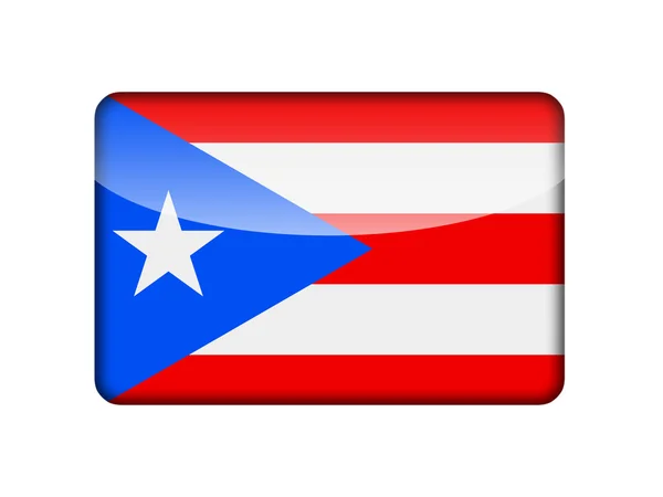 Die puerto rico flagge — Stockfoto
