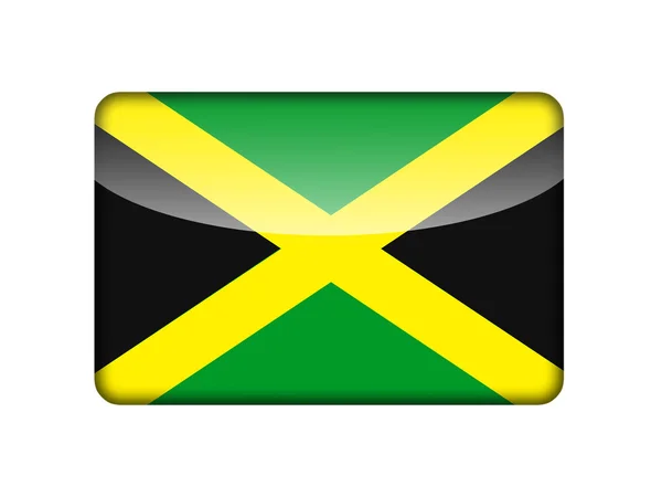 La bandera de Jamaica — Foto de Stock