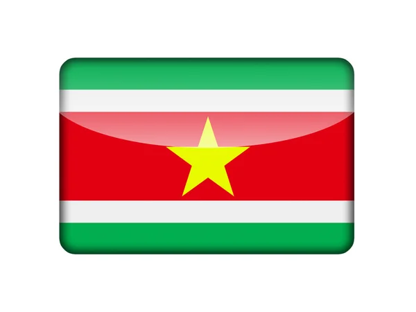 The Surinam flag — Stock Photo, Image