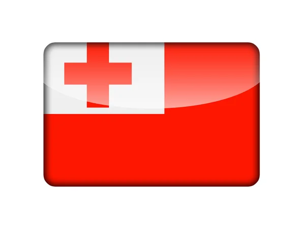 La bandiera di Tonga — Foto Stock