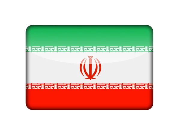 A bandeira iraniana — Fotografia de Stock