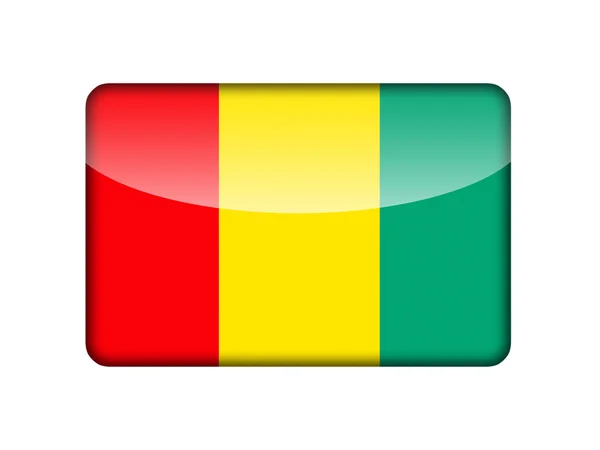 De vlag van Guinee — Stockfoto