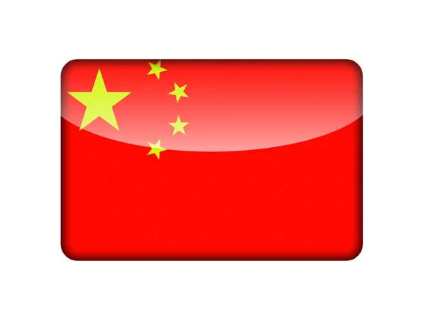 A bandeira chinesa — Fotografia de Stock