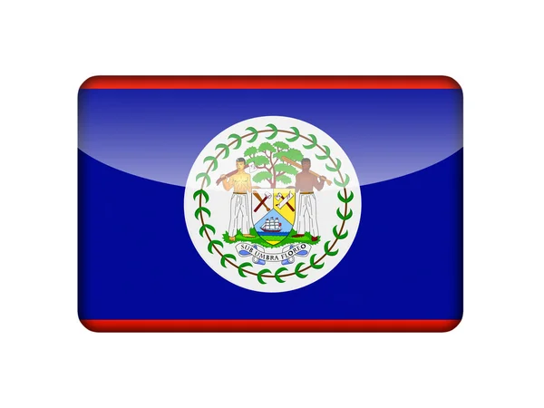 De vlag van belize — Stockfoto