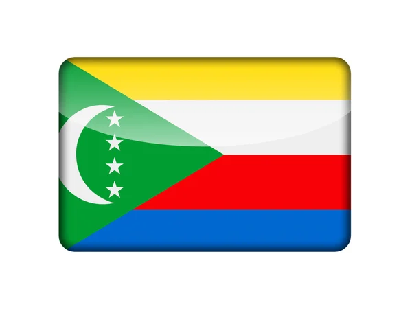 The Comoros flag — Stock Photo, Image