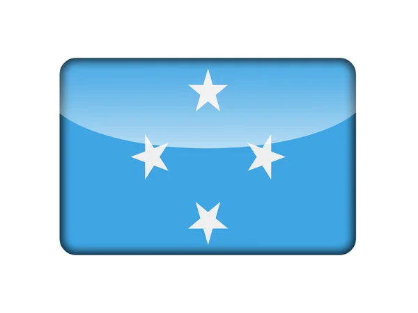 La bandera de Micronesia — Foto de Stock