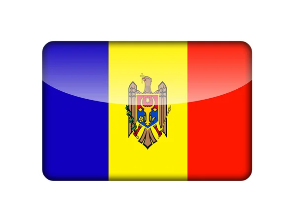 The Moldovan flag — Stock Photo, Image