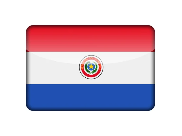A paraguayi zászló — Stock Fotó