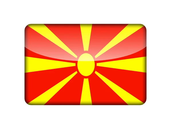 De vlag van Macedonië — Stockfoto