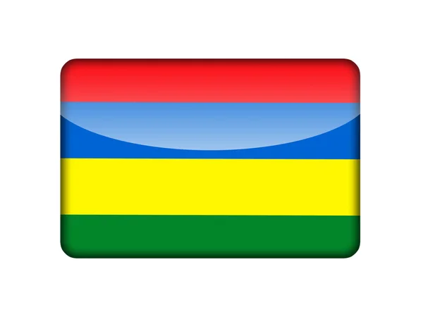 De vlag van mauritius — Stockfoto