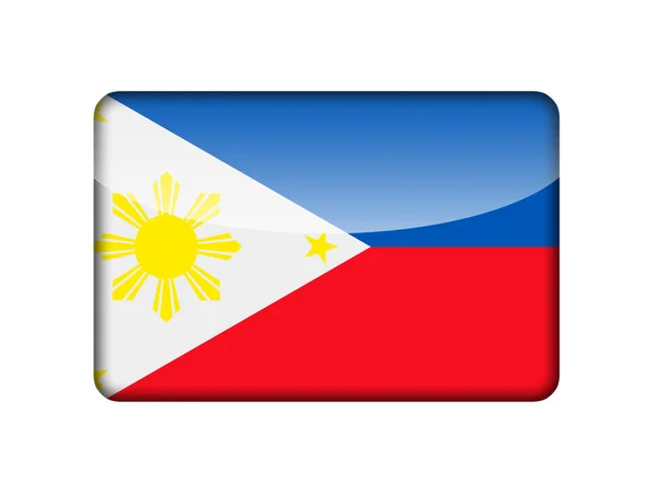 La bandiera delle Filippine — Foto Stock