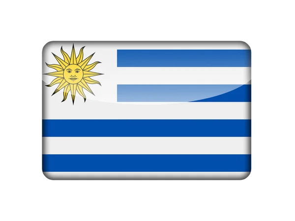 Uruguayanska flagg — Stockfoto