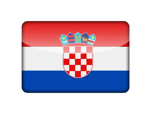 The Croatian flag — Stock Photo, Image