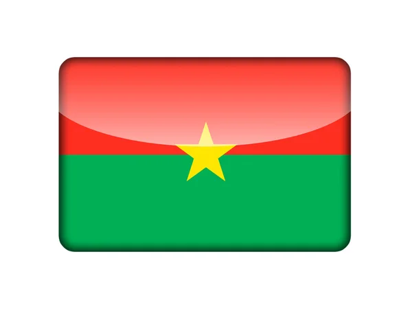 De vlag van burkina faso — Stockfoto