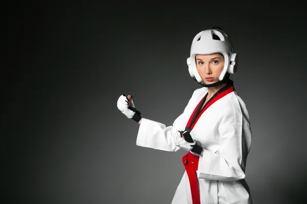 Woman in sports clothing. closeup — Stock Photo, Image