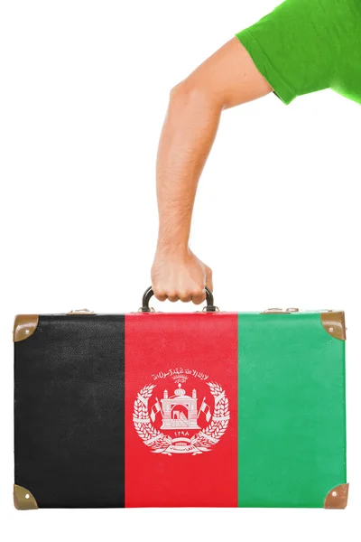 Die afghanische Flagge — Stockfoto