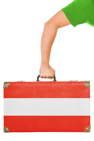 The Austrian flag — Stock Photo, Image