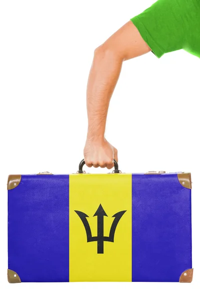 De vlag van barbados — Stockfoto
