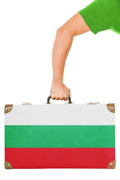 Det bulgarske flagget – stockfoto