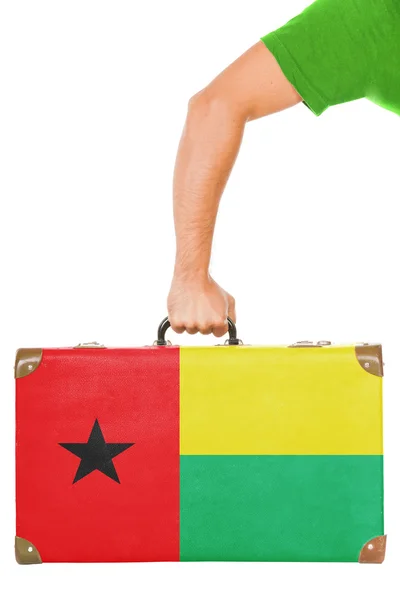 Guinea-Bissaus flagga — Stockfoto