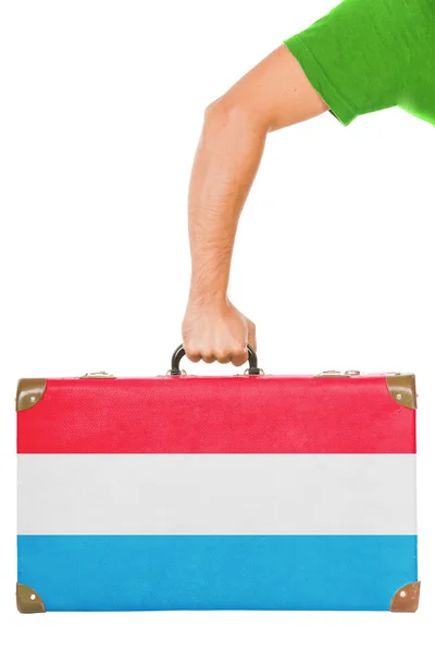 The Luxembourg flag — Stock Photo, Image