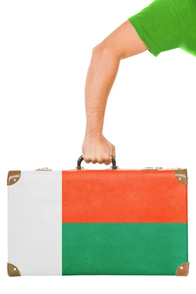 The Madagascar flag — Stock Photo, Image