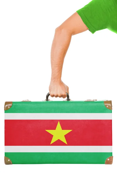 La bandera de Surinam — Foto de Stock