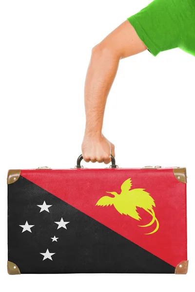 The Papua New Guinea flag — Stock Photo, Image