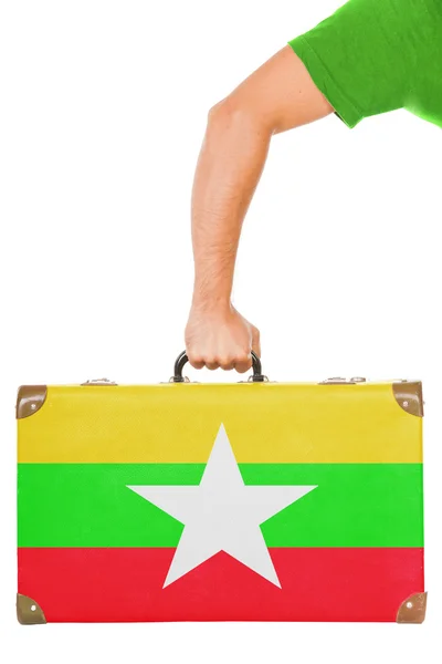 The Myanmar flag — Stock Photo, Image