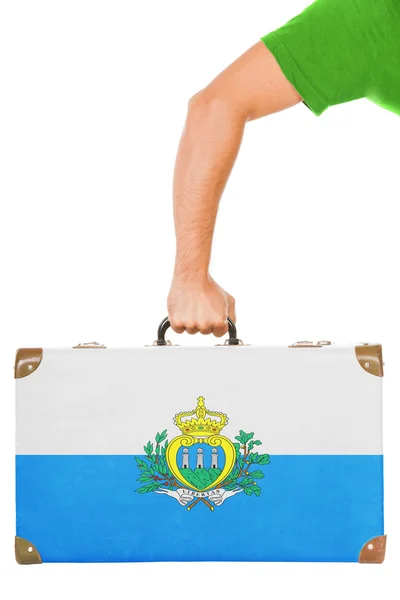 A bandeira de San Marino — Fotografia de Stock