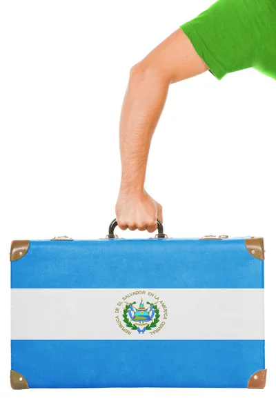 La bandera de Salvador — Foto de Stock