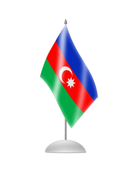 La bandiera azera — Foto Stock
