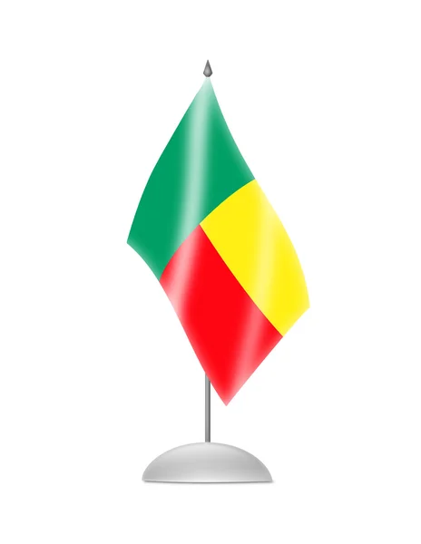 De vlag van benin — Stockfoto