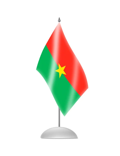 Прапор Буркіна-Фасо — стокове фото