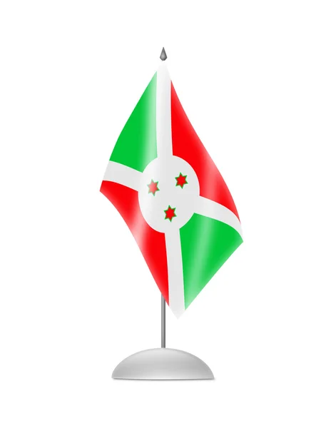 De vlag van burundi — Stockfoto