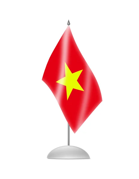 Vietnamská vlajka — Stock fotografie
