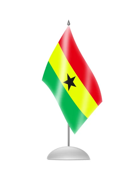 The Ghana flag — Stock Photo, Image