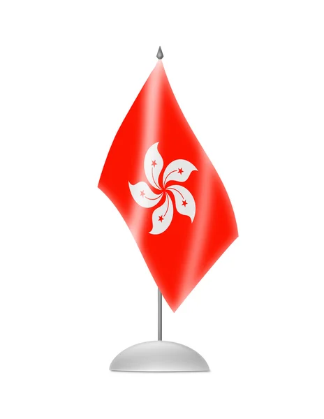 Die Hongkong-Flagge — Stockfoto