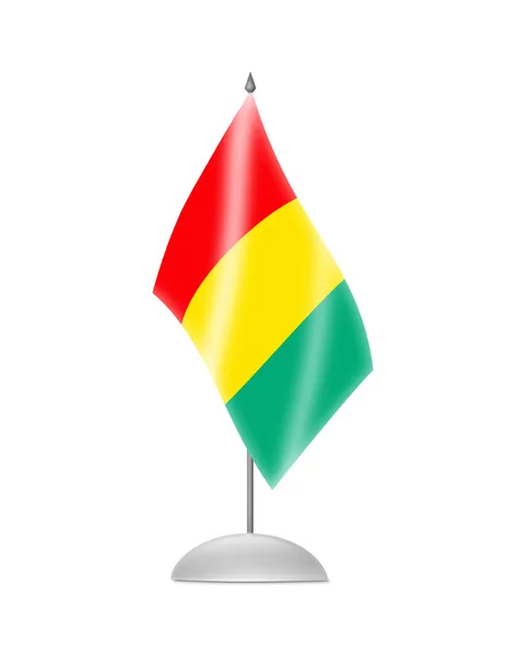 Гвинейский флаг — стоковое фото