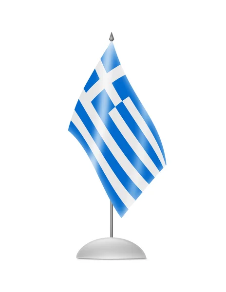 Die griechische Flagge — Stockfoto