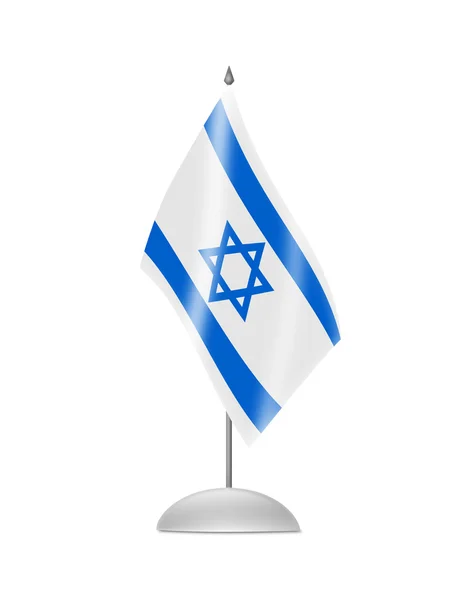 Die israelische Flagge — Stockfoto