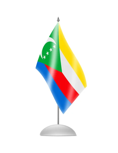 The Comoros flag — Stock Photo, Image